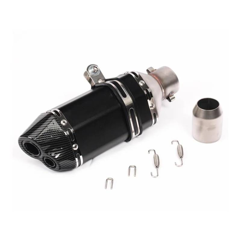 Auspuff Schalldämpfer Motorrad 51mm Universal Zubehör Motorrad Auspuffrohr Schalldämpfer Rohr Für XJ6 MT07 MT09 MT03 Schwanz Auspuff Schalldämpfer von MLIOJU