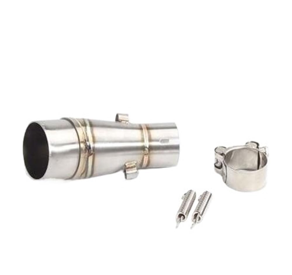 Auspuff Schalldämpfer Motorrad Für ER6N R25 Z250 Z250SL Motorrad Mittleren Auspuffrohr Verbinden Adapter Für K&awasaki ER6N R25 R3 MT03 Z650 Z250 Z250SL von MLIOJU