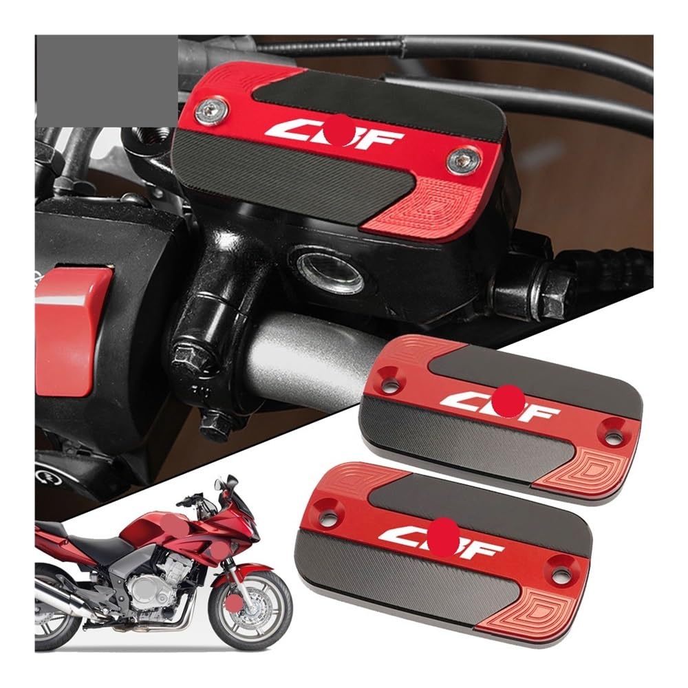 Bremsflüssigkeitstankdeckel Für CBF600 CBF1000 CBF500 CBF600S Motorrad Vorderradbremsflüssigkeitsbehälterdeckel Zylinderabdeckung Motorradbremsflüssigkeitsbehälter von MLIOJU