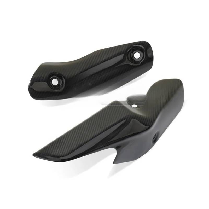 Motorrad Hitzeschutzblech Motorrad Auspuff Hitzeschild Abdeckung Schutzhülle Fit Für ZX4R ZX4RR ZX-4R ZX-4RR 2023 2024 Hitzeschild Schutz Abdeckung von MLIOJU