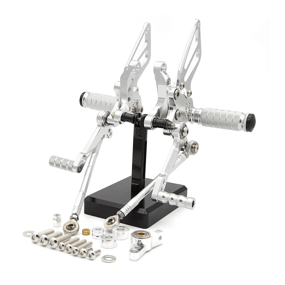 Motorrad Schalthebel Pedal Aluminium Einstellbare Motorrad Fußrastenanlage Fußstützen Shift Schalthebel Fußrasten Pedal Für D&ucati 1098/S 1098s 2007-2008 2007 von MLIOJU