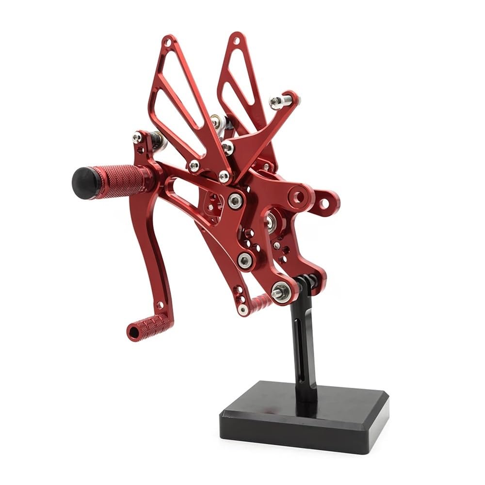 Motorrad Schalthebel Pedal Für Y&amaha YZF R6 1999-2002 2001 2000 1999 CNC Aluminium Einstellbare Motorrad Fußrastenanlage Fußstützen Shift Schalthebel Fußrasten Pedal von MLIOJU