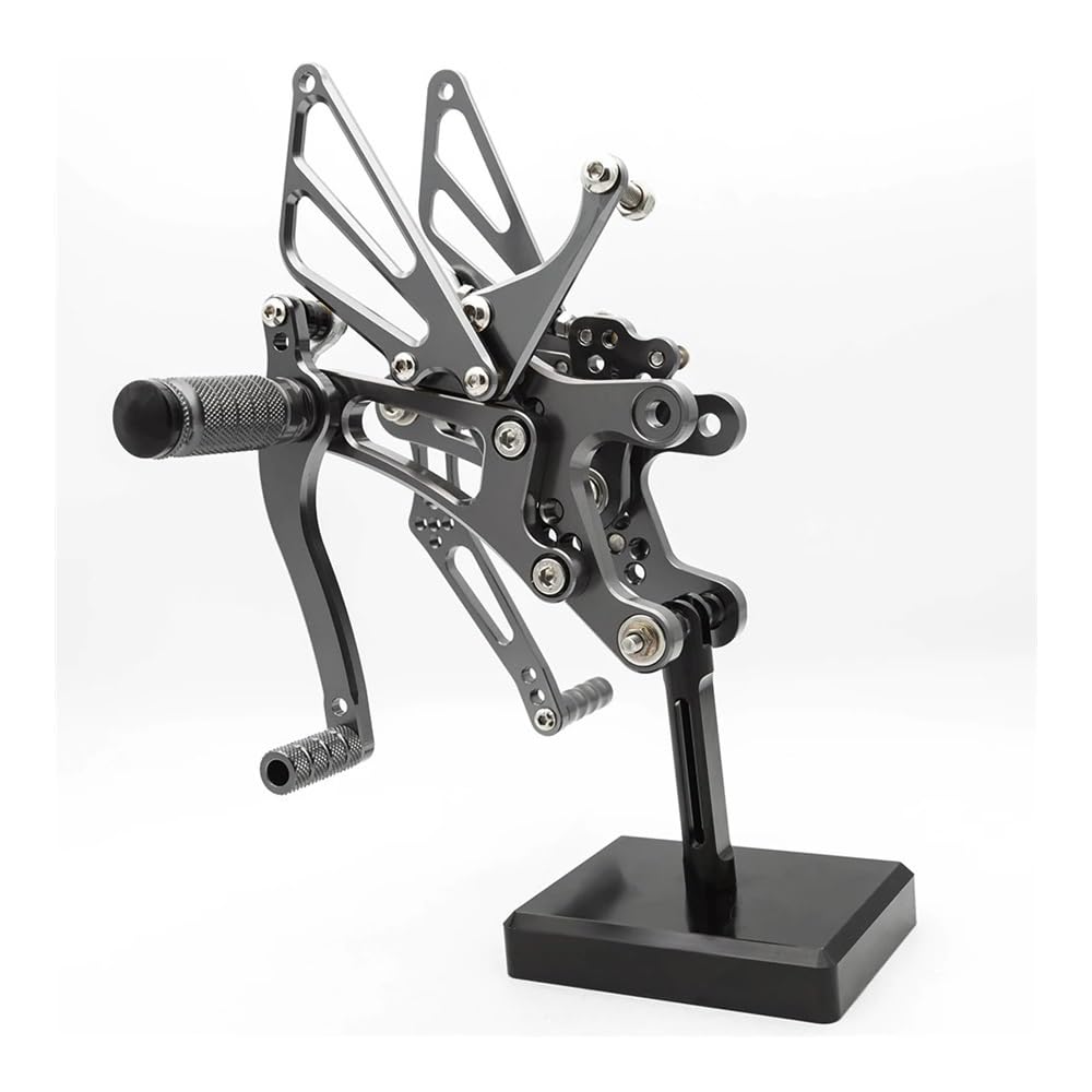 Motorrad Schalthebel Pedal Für Y&amaha YZF R6 1999-2002 2001 2000 1999 CNC Aluminium Einstellbare Motorrad Fußrastenanlage Fußstützen Shift Schalthebel Fußrasten Pedal von MLIOJU