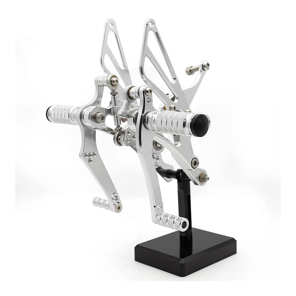 Motorrad Schalthebel Pedal Für Y&amaha YZF R6 1999-2002 2001 2000 1999 CNC Aluminium Einstellbare Motorrad Fußrastenanlage Fußstützen Shift Schalthebel Fußrasten Pedal von MLIOJU