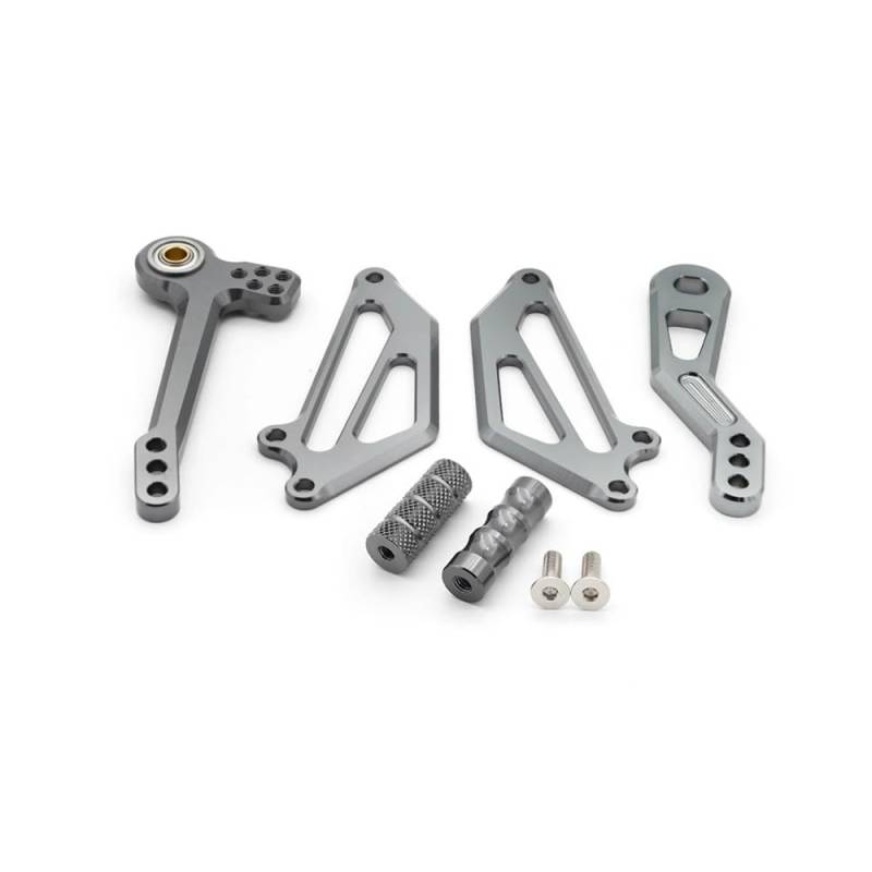 Motorrad Schalthebel Pedal Motorrad Aluminium Fußrastenanlage Fußrasten Fußrasten Pedal Bremse Schaltknauf Hebel Flügel Für AFFE Fahrrad Z125 von MLIOJU