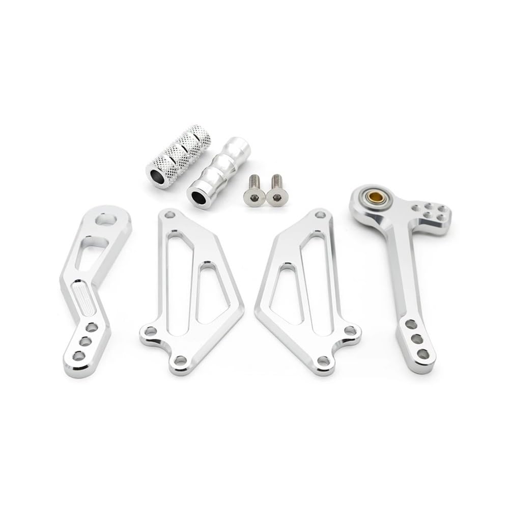 Motorrad Schalthebel Pedal Motorrad Aluminium Fußrastenanlage Fußrasten Fußrasten Pedal Bremse Schaltknauf Hebel Flügel Für AFFE Fahrrad Z125 von MLIOJU