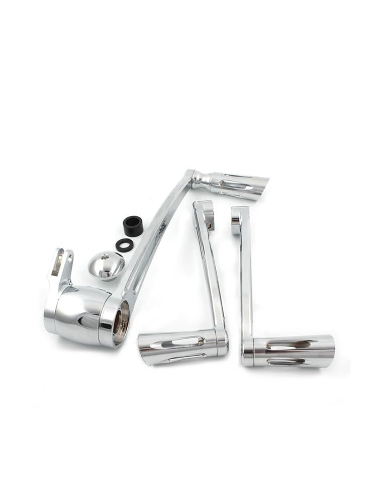 Motorrad Schalthebel Pedal Motorrad Bremsarm Pedal Ferse Kappe Schalthebel W/Shifter Pegs Für H&Arley Touring Road King Street Glide Trike FLTRX 2014-2021 von MLIOJU