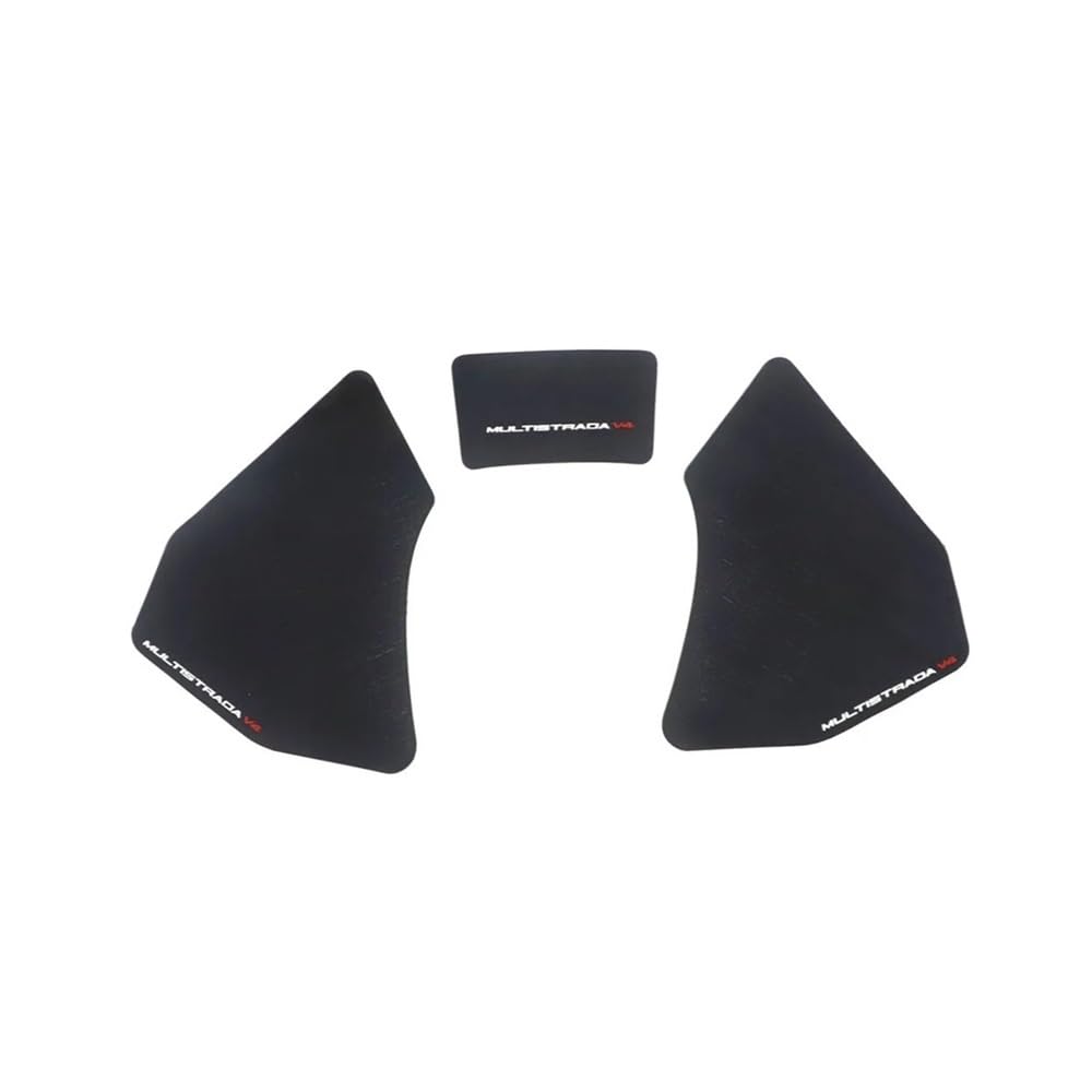 Motorrad Tankpad Schutz Aufkleber Motorrad rutschfeste Seite Kraftstofftank Pad Aufkleber Gummiaufkleber FÜR D&ucati Multistrada V4 S V4S 2021 von MLIOJU