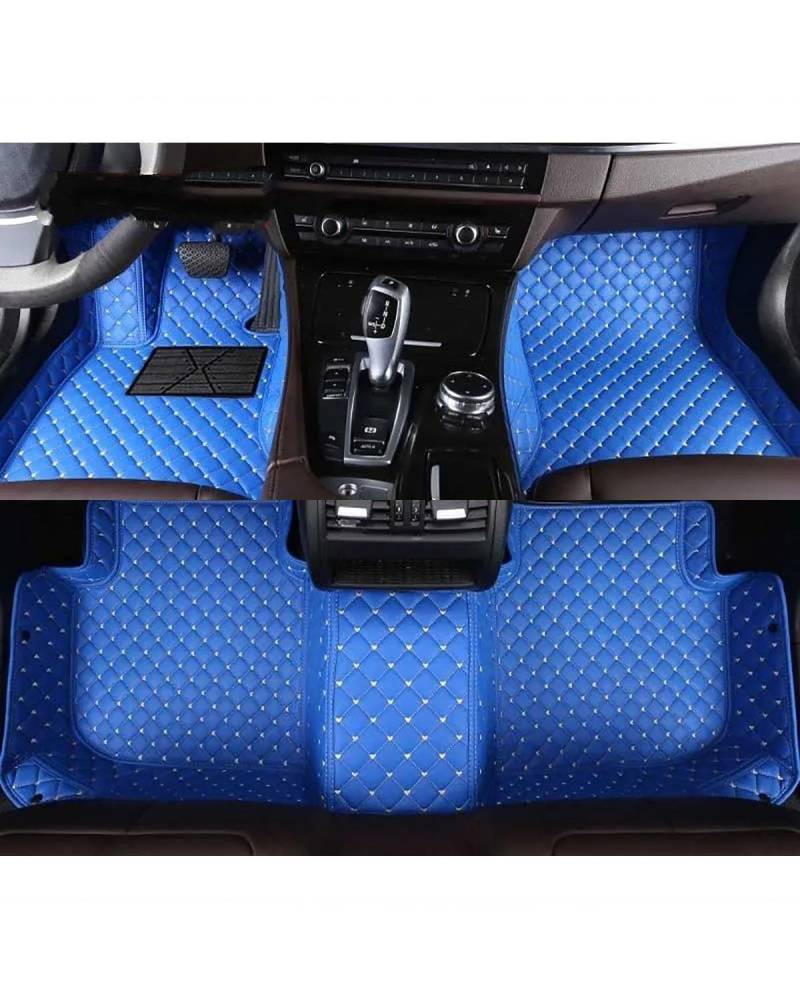 Auto Fussmatte Auto-Fußmatten Für 1er Coupé Für E82 Für Cabrio Für E88 2007-2013 Autoteppiche Fuß Coche Auto-Innenausstattung Automatten(Blue,for Convertible E88) von MLLNPP