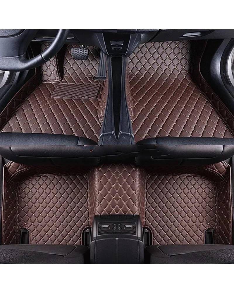 Auto Fussmatte Auto-Fußmatten Für Toyota Für RAV 4 2013-2019 Für RAV 4 Für Hybrid 2020-2023 2009-2013 Innenausstattung Synthetisches Material Automatten(Coffee 5 Seat,for RAV 4 2009-13) von MLLNPP