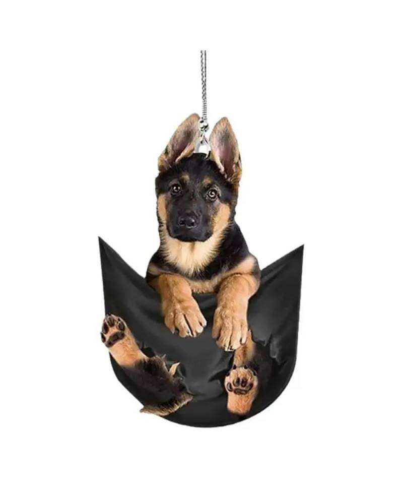 autospiegel anhänger Autospiegel Anhänger Anhänger Niedlichen Hund Hängen Auto Rückspiegel Tasche Kleinen Hund Schaukel Auto Innendekoration Hängen Welpen Ornamente Rückspiegel Anhänger Auto(6) von MLLNPP