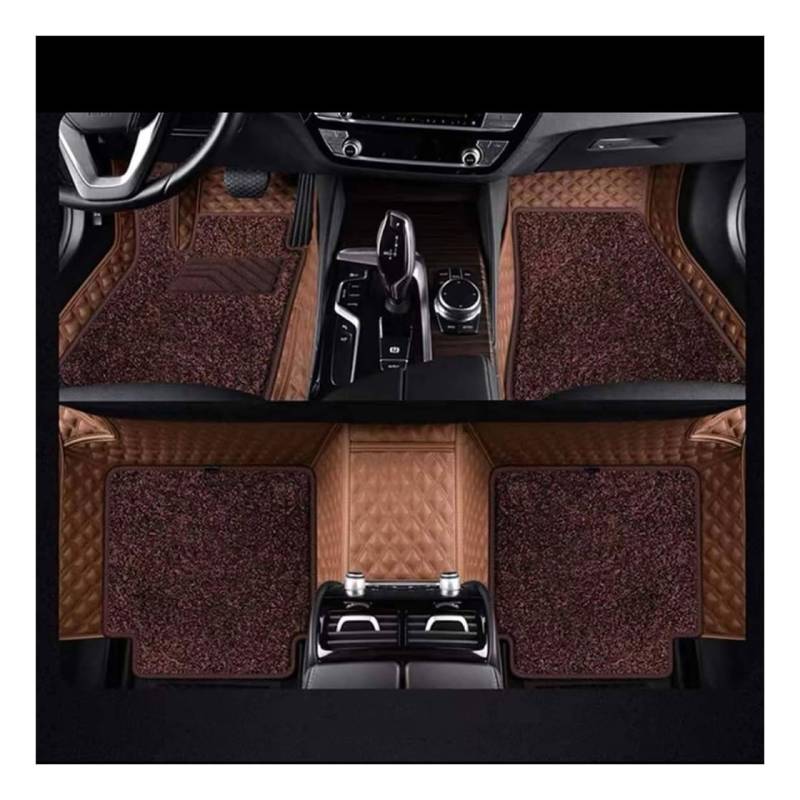 Anpassen Fußmatten Auto Fußmatten Für Für GLE AMG W166 53 63 63S 2015 2016 2017 2018 Benutzerdefinierte Fuß Pads Teppich Abdeckung Innen(Wine Red) von MLTLKPPVNG