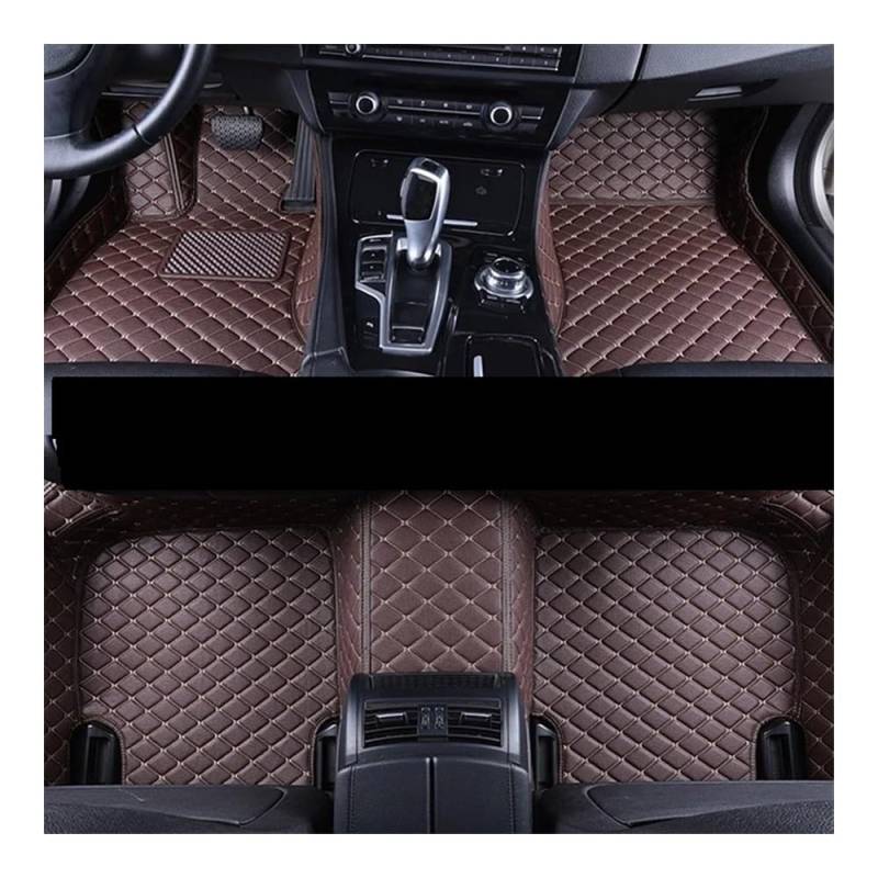 Anpassen Fußmatten Auto-Fußmatten Für Q7 2016 2017 2018 2019 (5-Sitzer) Wasserdichter Autoteppich Autoabdeckung Styling Individuelle Innenausstattung(LHD 3pcs Coffee) von MLTLKPPVNG