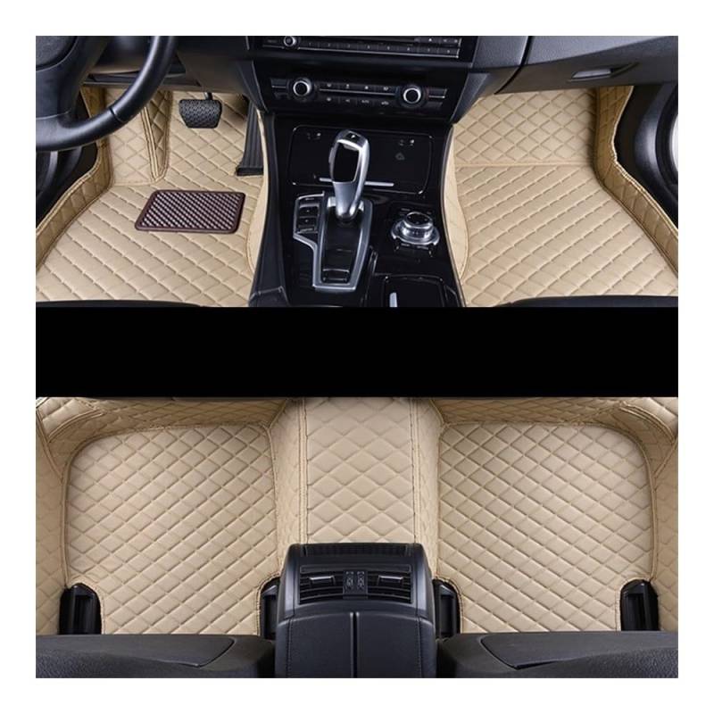 Anpassen Fußmatten Auto-Fußmatten Für Q7 2016 2017 2018 2019 (5-Sitzer) Wasserdichter Autoteppich Autoabdeckung Styling Individuelle Innenausstattung(LHD 3pcs beige) von MLTLKPPVNG