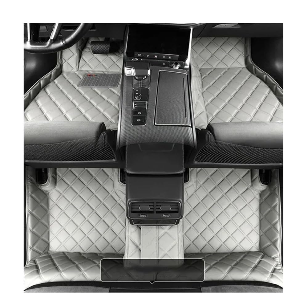 Anpassen Fußmatten Benutzerdefinierte Künstliche Leder Auto Boden Matte Komplette Set Für BM&W Für E90 2006 2007 2008 2009 2010 2011 Auto Teppich Innen(Color 1) von MLTLKPPVNG