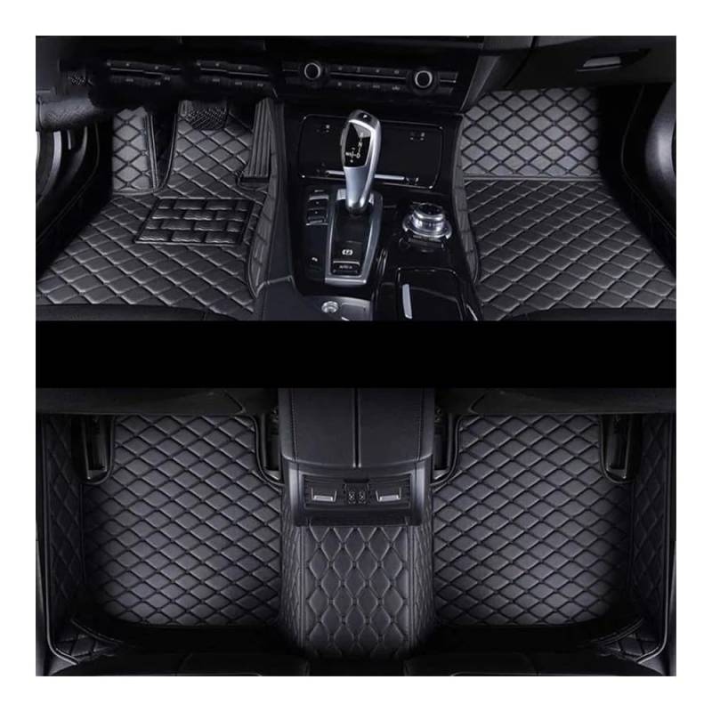 Anpassen Fußmatten Für Cadillac Für Escalade 2014 2015 2016 2017 2018 2019 2020 2021 2022 2023 Custom Car Fußmatten Auto Teppiche Fuß Coche(All Black) von MLTLKPPVNG