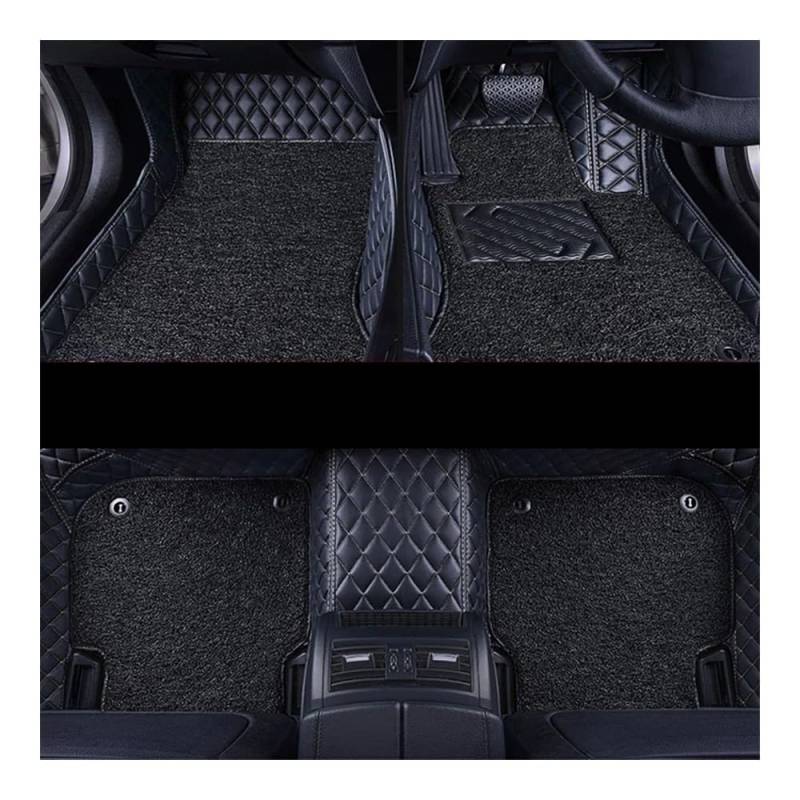 Anpassen Fußmatten RHD Auto-Fußmatten Für Maz&da 3 2010 2011 2012 2013 Doppelschichtige Drahtschlaufenteppiche wasserdichte Abdeckungen(3pc-Black Black blk) von MLTLKPPVNG