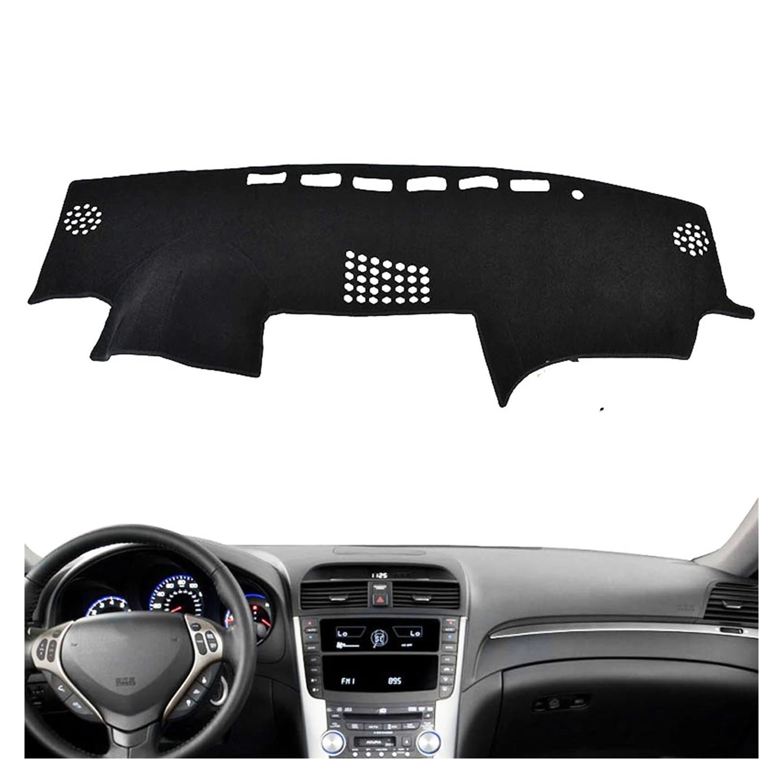 Auto Dashboard Abckung Matte Armaturenbrett-Abdeckung Dashmat Dash-Matte Sonnenschutz Armaturenbrett-Abdeckung Teppich Für Acura TL 2004 2005 2006 2007 2008 von MLTLKPPVNG