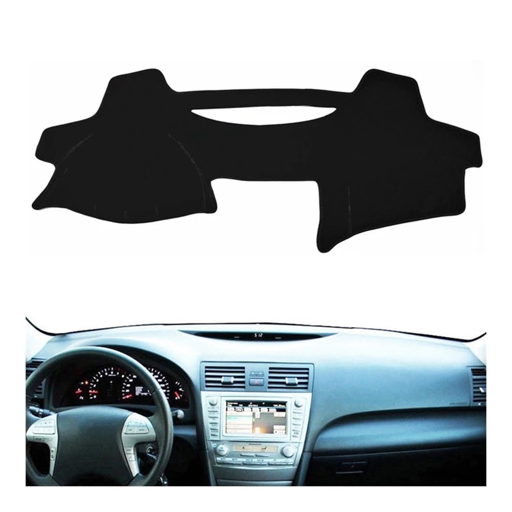 Auto Dashboard Abckung Matte Auto Armaturenbrett Abdeckung Matte Pad Dash Sunshiled Teppich Teppich Dashmat Für Toy&ota Für Camry XV40 2007 2008 2009 2010 2011(Left Hand Drive) von MLTLKPPVNG