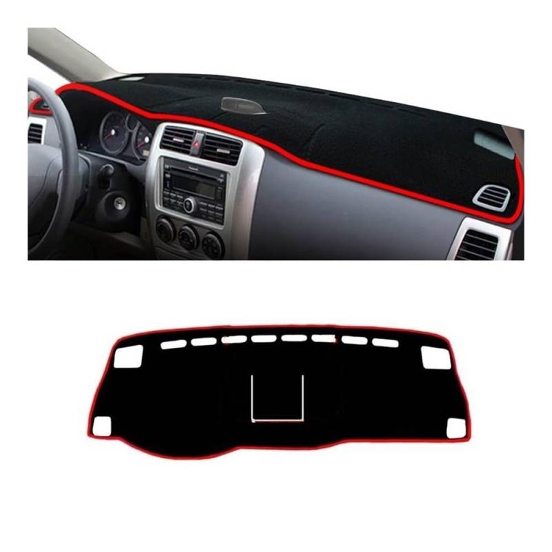 Auto Dashboard Abckung Matte Auto Dashboard Abdeckung Fall Instrument Panel Innen Teppich Für Suzu&ki Für Liana 2005 2006 2007 2008 2009 2010 2011 2012 2013(A Red Side) von MLTLKPPVNG