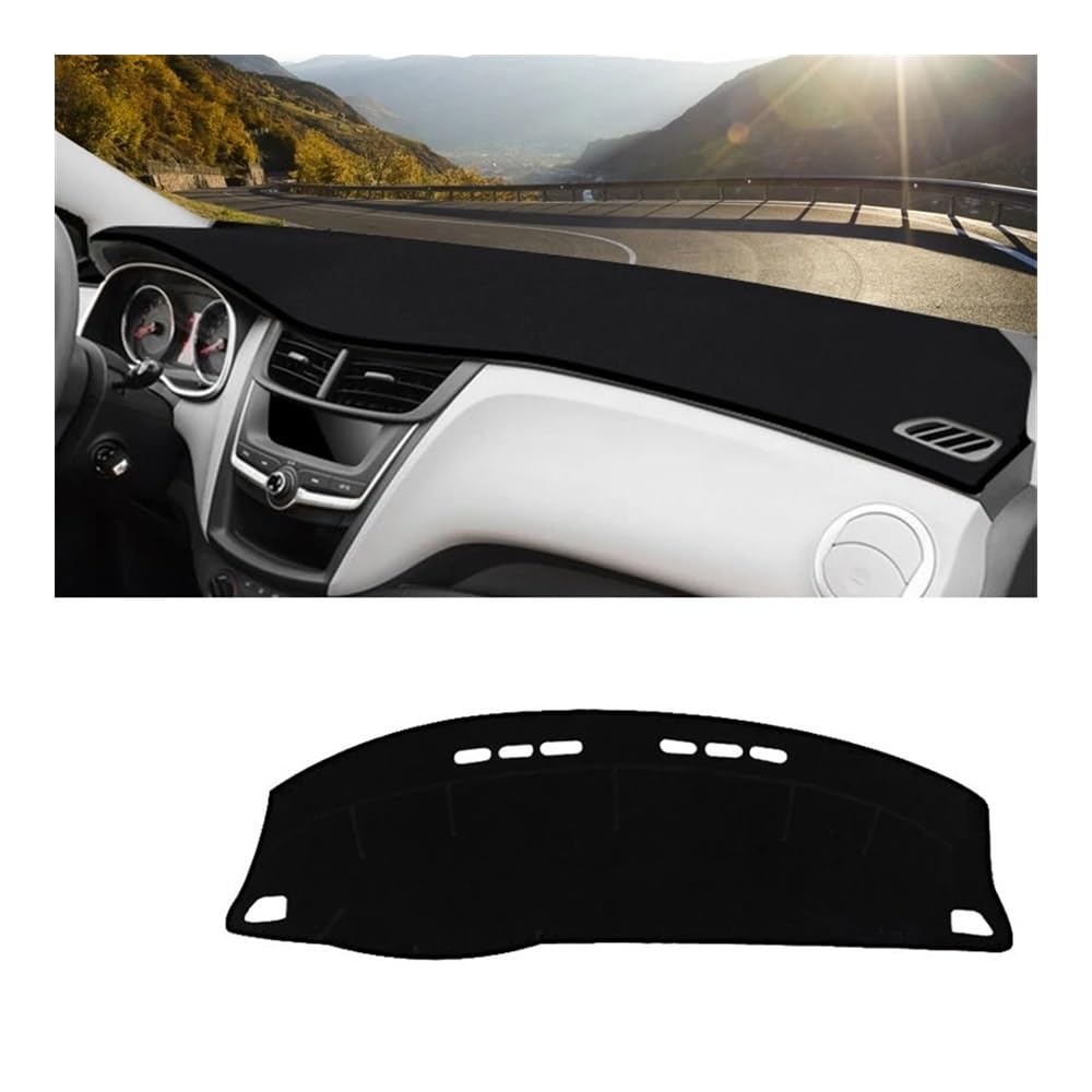 Auto Dashboard Abckung Matte Auto Dashboard Instrument Panel Abdeckung Sonnenschutz Matten Vermeiden Licht Pads Für Chevr&olet Für Segel 2015 2016 2017 2018 2019(Black Side) von MLTLKPPVNG