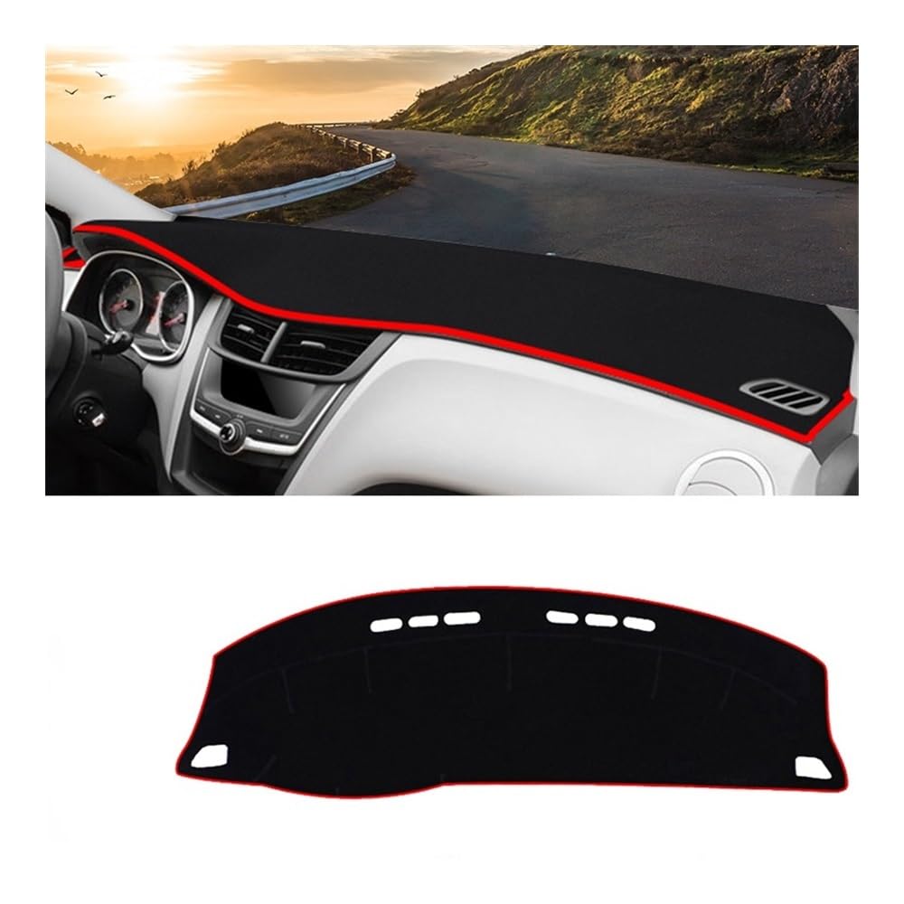 Auto Dashboard Abckung Matte Auto Dashboard Instrument Panel Abdeckung Sonnenschutz Matten Vermeiden Licht Pads Für Chevr&olet Für Segel 2015 2016 2017 2018 2019(Red Side) von MLTLKPPVNG