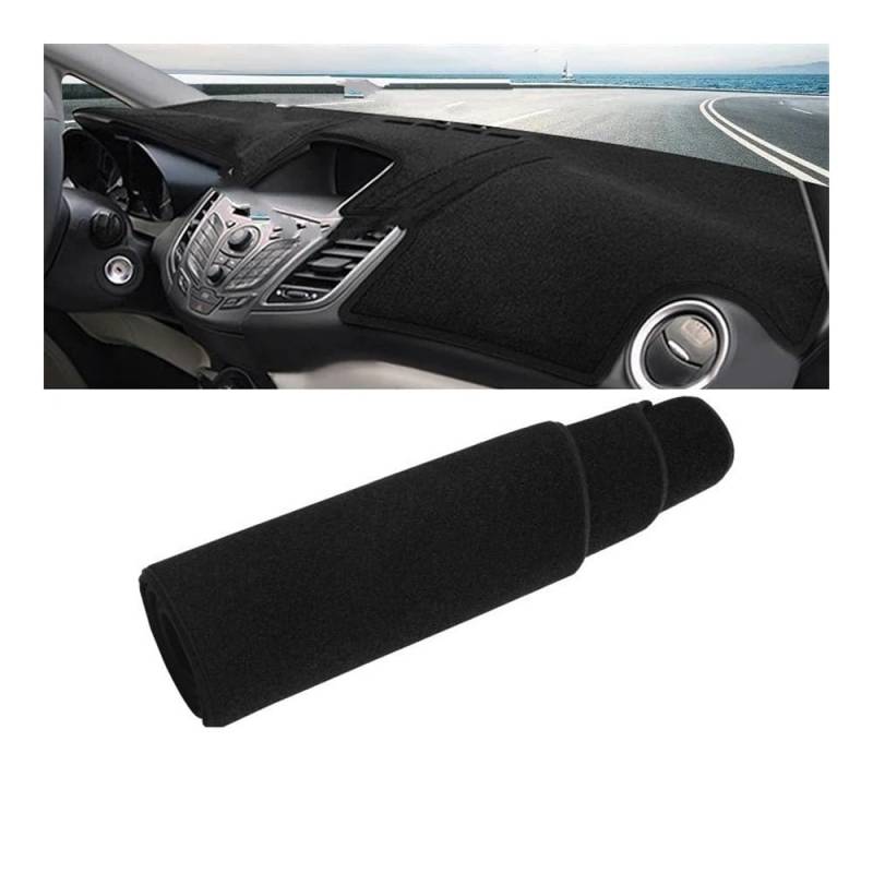 Auto Dashboard Abckung Matte Auto Dashboard Matte Vermeiden Licht Sonnenschutz Pad Abdeckung Für For&d Für Fiesta MK7 2008 2009 2010 2011 2012 2013 2014 2015 2016(No GPS Black side) von MLTLKPPVNG