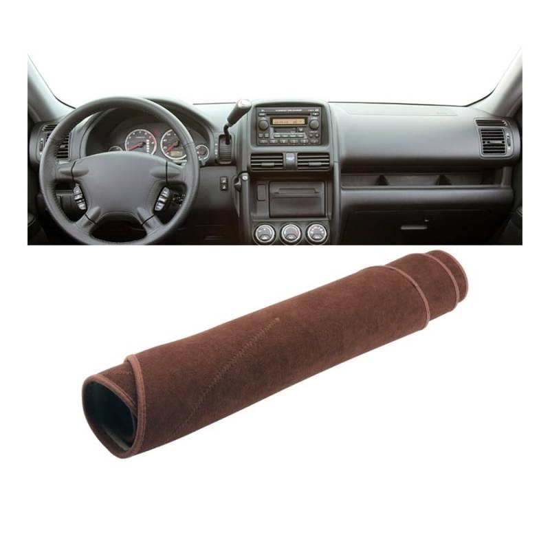 Auto Dashboard Abckung Matte Auto Dashboard Matte Vermeiden Licht Sonnenschutz Pad Abdeckung Für Hon┐da Für CR-V Für CRV 2th 2002 2003 2004 2005 2006(Braun) von MLTLKPPVNG