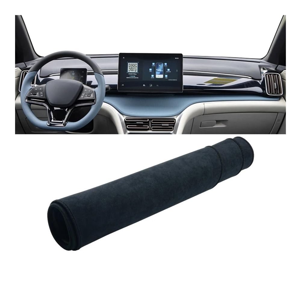 Auto Dashboard Abckung Matte Auto Dashboard Matten Sonnenschutz Abdeckung Vermeiden Licht Pads Teppiche Innen Für BYD Für Song Pro DM-ich 2021 2022 2023(B Black) von MLTLKPPVNG