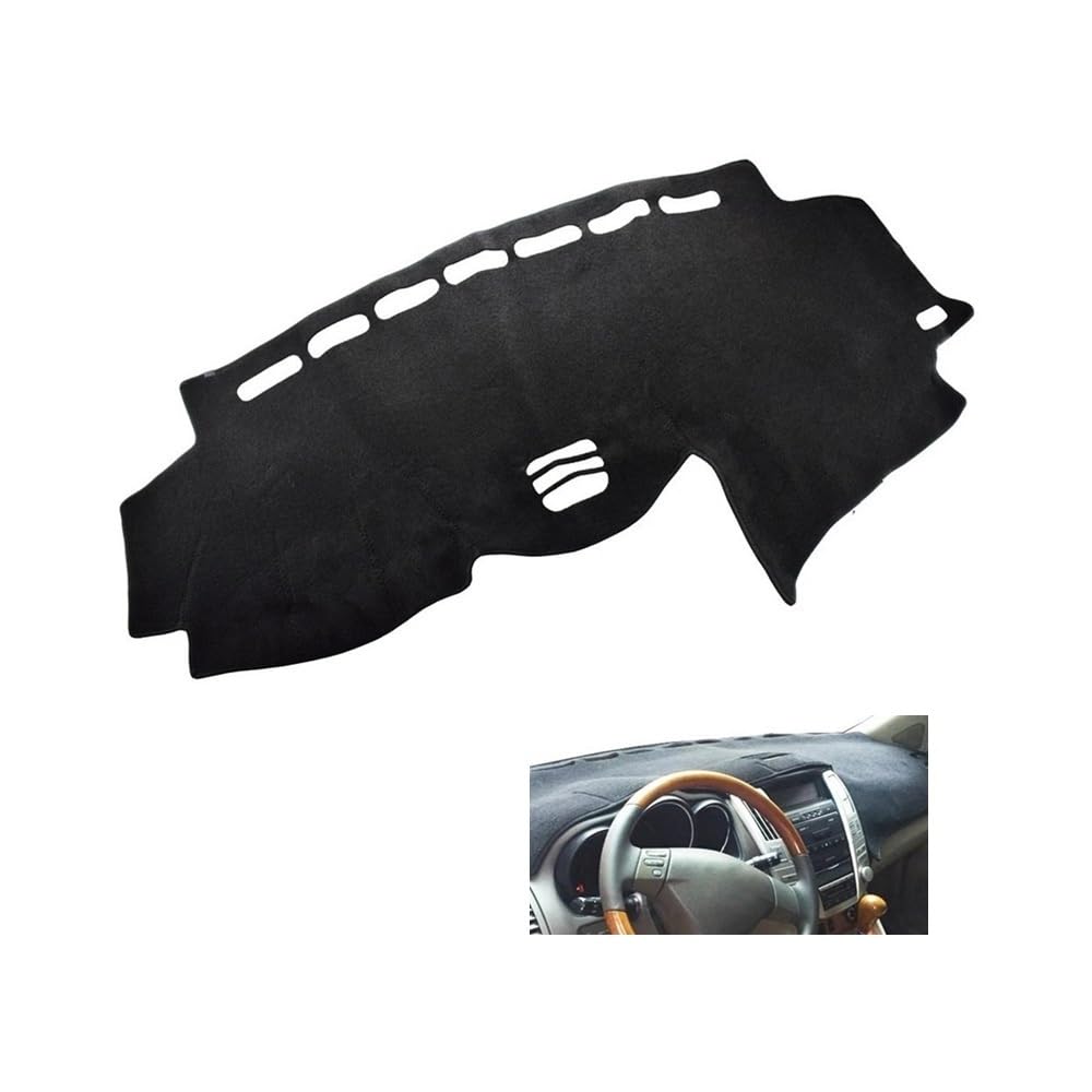 Auto Dashboard Abckung Matte Dash Matte Dashboard Abdeckung Dashmat Anti-schmutzig Pad Teppich Auto Für Lexus Für RX300 Für RX330 Für RX350 2004 2005 2006 2007 2008 2009 von MLTLKPPVNG