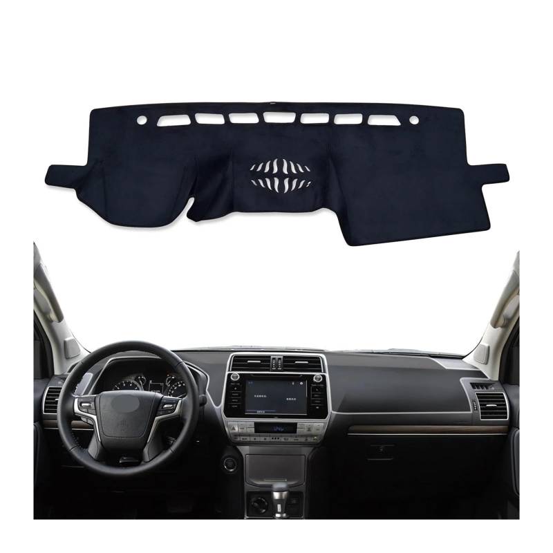 Auto Dashboard Abckung Matte Für Toy&ota Für Land Cruiser Prado J150 Serie GX GXL 2013-2020 Dashmat Dash Matte Schutz Teppich(Left Rudder) von MLTLKPPVNG