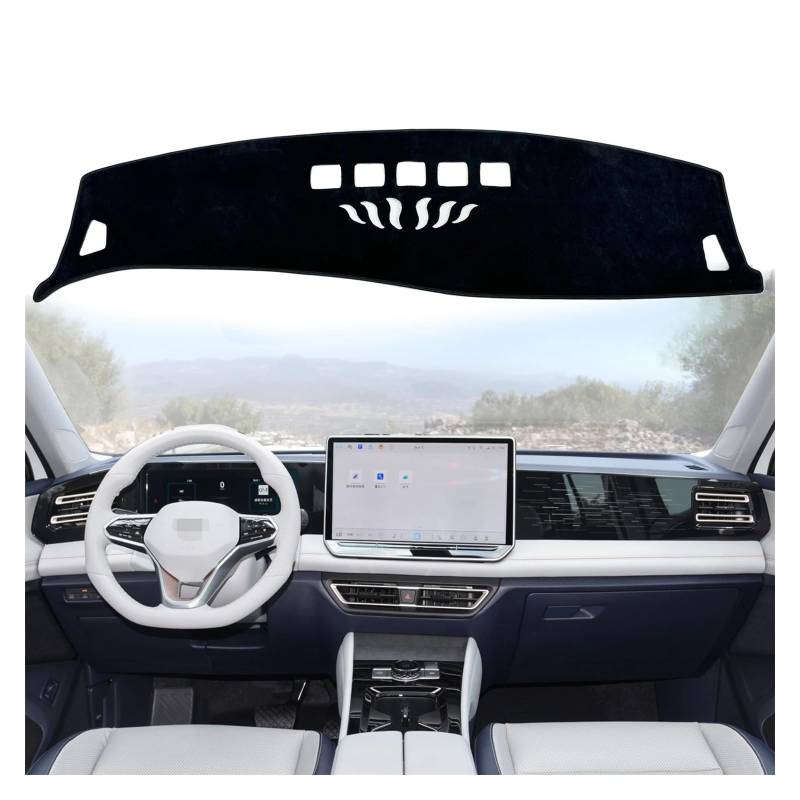 Auto Dashboard Abckung Matte Für V&W Für T&iguan 3 2025 2024 MK3 Auto Dashboard Matte Dash Mat Dashmat Sonnenschirm Schutz Teppich(LHD NO HUD) von MLTLKPPVNG