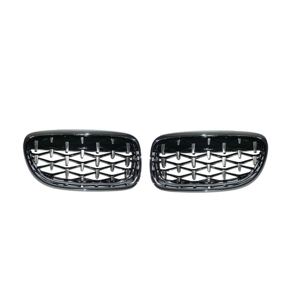 MLTLKPPVNG 1 Paar Auto Front Stoßstange Grille Niere Grille Für BM&W Für 3 Serie E90 2009 2010 2011 2012 Meteor Grill Racing Grills Auto Styling Nieren Kühlergrill(All Silver) von MLTLKPPVNG