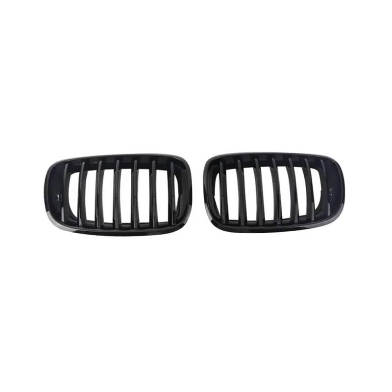 MLTLKPPVNG 1 Paar Glänzend Schwarz Auto Vorderen Stoßfänger Grill Front Mesh Grille Für BM&W Für X5 E70 X6 E71 2007 2008 2009 2010 2011 2012 2013 Nieren Kühlergrill von MLTLKPPVNG