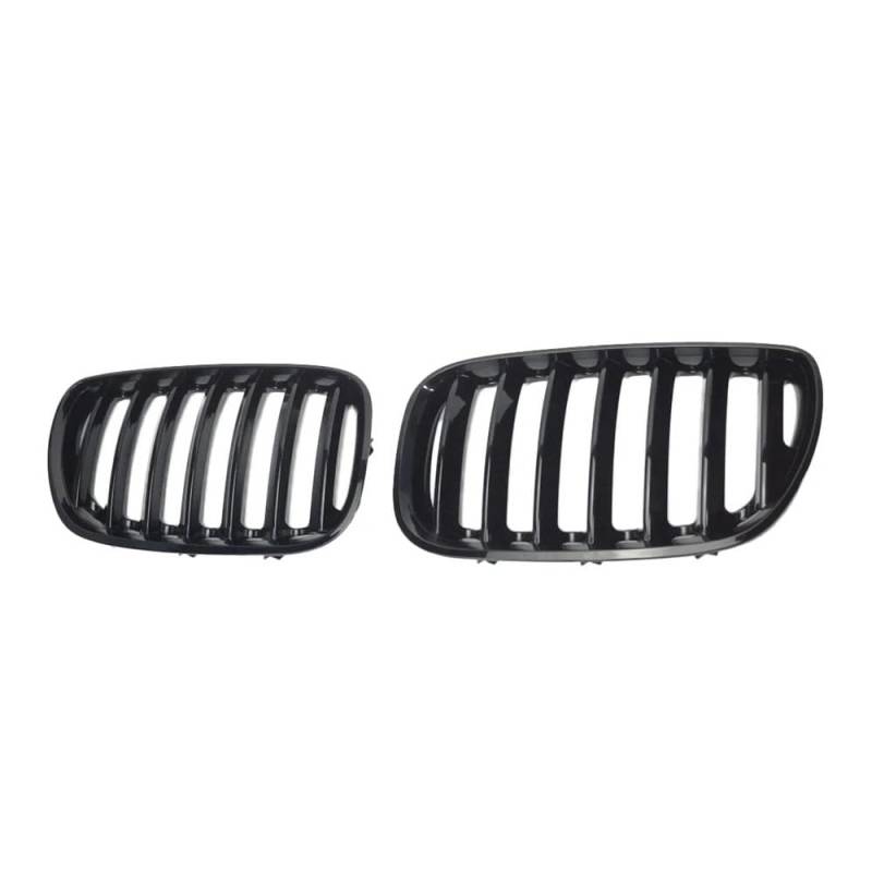 MLTLKPPVNG 2PCS Front Niere Grill Glanz Schwarz Für BM&W Für E53 X5 LCI 2004 2005 2006 ABS Einzelne Linie Auto Styling Nieren Kühlergrill von MLTLKPPVNG