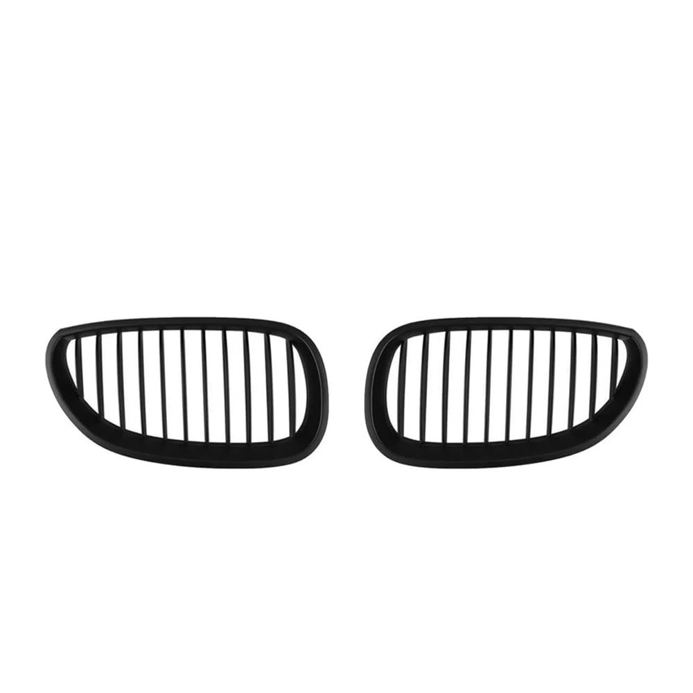 MLTLKPPVNG 2PCS Front Niere Racing Grille Für BM&W Für E60 E61 M5 Serie 2003-2010 Einzelne Linie Änderung Sport Gitter Haube Grill Nieren Kühlergrill(Mattte Black) von MLTLKPPVNG