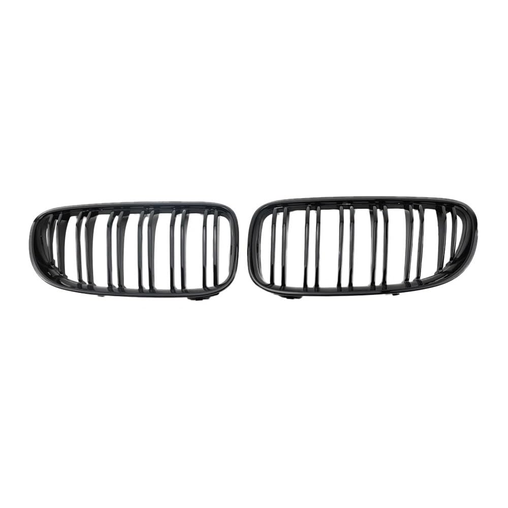 MLTLKPPVNG 2PCS Glanz Schwarz Front Niere Grill Grille Für BM&W Für E92 E93 3-Serie 328I 335I Coupe LCI 2010 2011 2012 2013 Doppel Lamellen Dual Line Grills Nieren Kühlergrill von MLTLKPPVNG