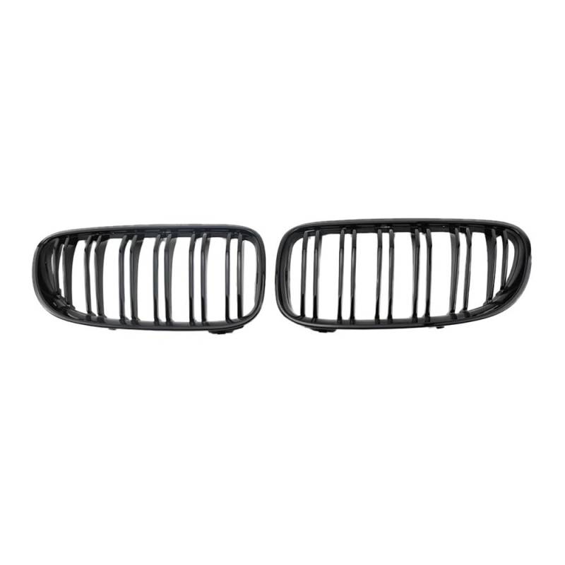 MLTLKPPVNG 2PCS Glanz Schwarz Front Niere Grill Grille Für BM&W Für E92 E93 3-Serie 328I 335I Coupe LCI 2010 2011 2012 2013 Doppel Lamellen Dual Line Grills Nieren Kühlergrill von MLTLKPPVNG