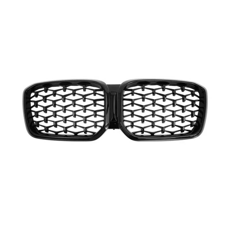 MLTLKPPVNG Auto Front Niere Grills Für BM&W Für G01 G02 G08 X3 X4 LCI M40i M30i X3M X4M 2022 + Diamant Grille Nieren Kühlergrill(Schwarz glänzend) von MLTLKPPVNG