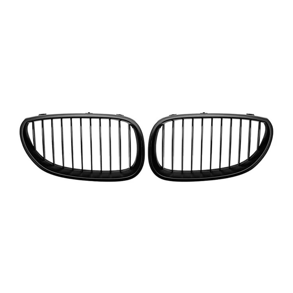 MLTLKPPVNG Auto-Frontnierengrill Renngrill Einzellamellengrill Für BM&W Für 5er E60 E61 M5 520I 535I 550I 2004–2007 2008 2009 Glänzend Schwarz Nieren Kühlergrill(Matt-schwarz) von MLTLKPPVNG