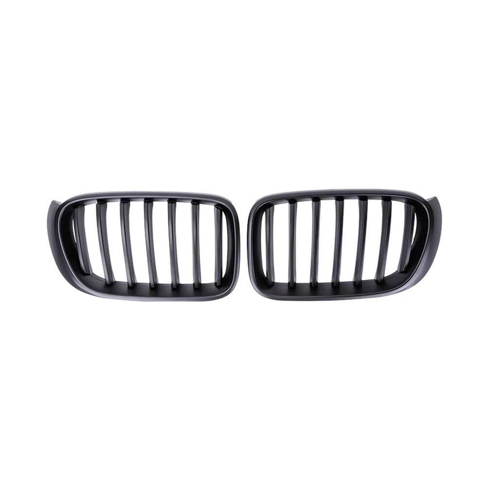 MLTLKPPVNG Einzelne Linie Lamellen Grille Für BM&W Für X3 X4 F25 F26 2014 2015 2016 2017 Auto Front Stoßstange Gitter Nieren Racing Grill Matt Glänzend Nieren Kühlergrill(Matt-schwarz) von MLTLKPPVNG