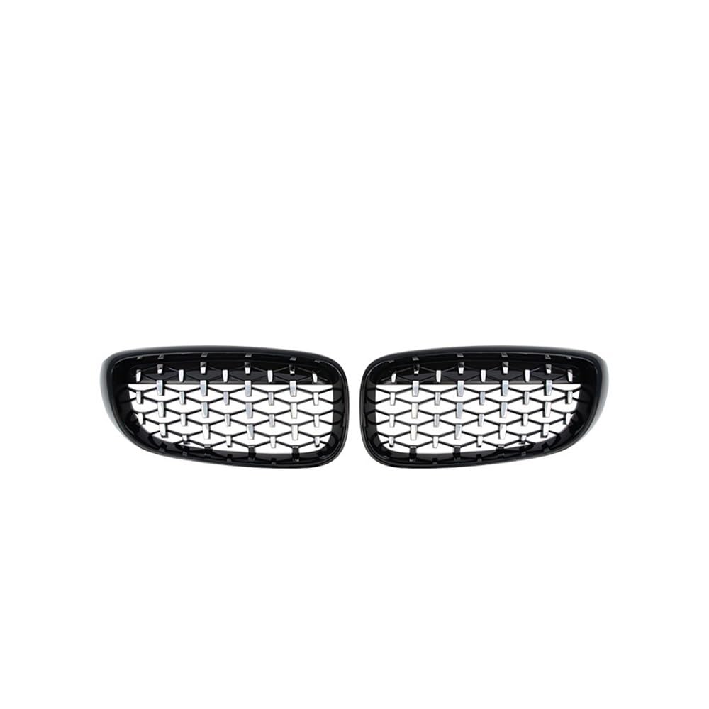 MLTLKPPVNG Für BM&W 3er GT F34 Gran Turismo 328i 330i 335i 340i 2012–2017 2018 2019 Chrom-Nierengitter Meteor-Stil Diamantgrill Nieren Kühlergrill(Black and Silver) von MLTLKPPVNG