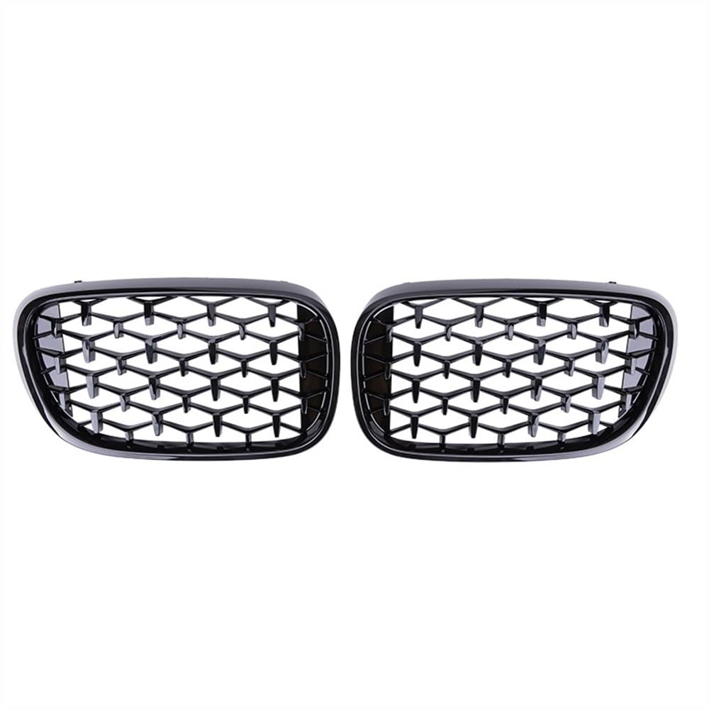 MLTLKPPVNG Für BM&W 7 Series G11 G12 730li 740li 2016 2017 2018 2019 Auto ABS Teile Diamant Grill Auto Vorderen Stoßfänger Nieren Grille Racing Grills Nieren Kühlergrill(Black) von MLTLKPPVNG