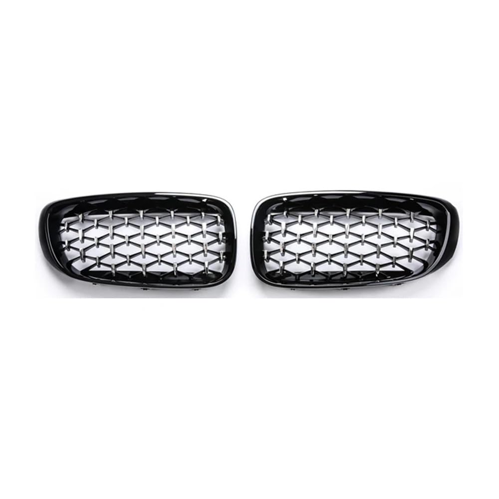 MLTLKPPVNG Für BM&W Für 3 Serie GT F34 Gran Turismo 320i 328i 330i 335i 325d Diamond Car Front Niere GrillsGrille 2012-2019 Auto Racing Grills Nieren Kühlergrill(Silver and Black) von MLTLKPPVNG