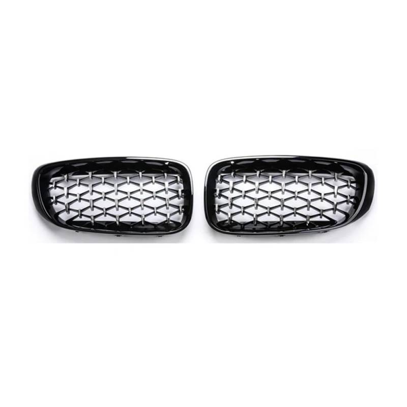 MLTLKPPVNG Für BM&W Für 3 Serie GT F34 Gran Turismo 320i 328i 330i 335i 325d Diamond Car Front Niere GrillsGrille 2012-2019 Auto Racing Grills Nieren Kühlergrill(Silver and Black) von MLTLKPPVNG