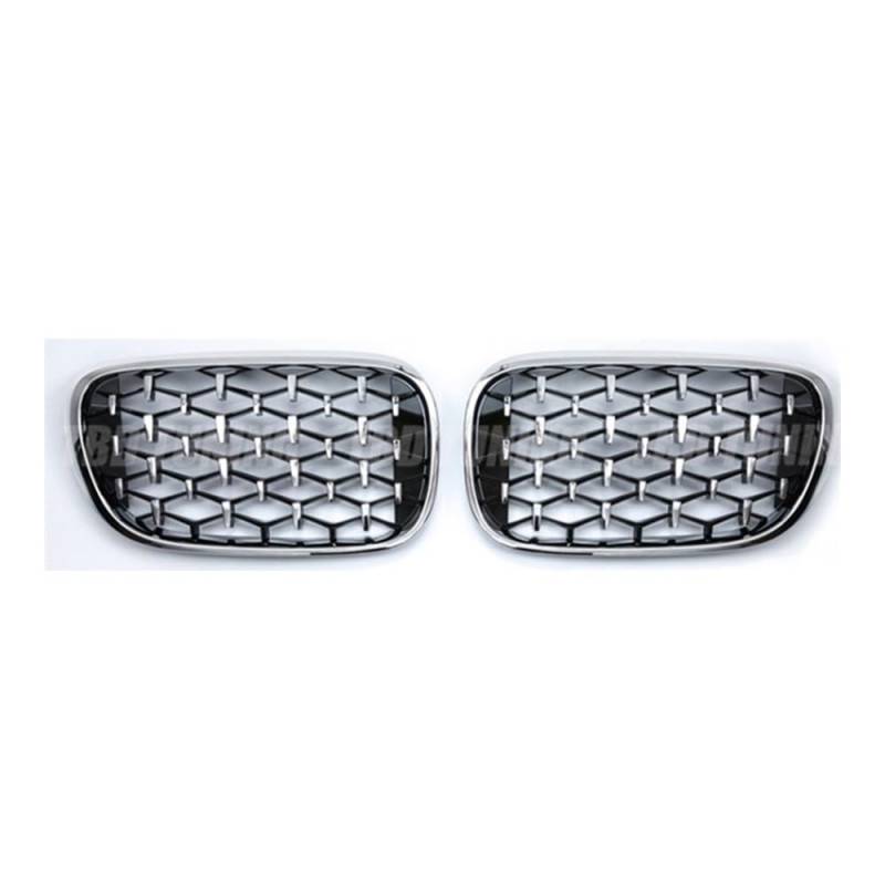 MLTLKPPVNG Für BM&W Für 7 Serie G11 G12 730li 740li Auto Vorderen Stoßfänger Grills Diamant Nieren Grille Racing Grill 2016 2017 2018 2019 Nieren Kühlergrill(Silver) von MLTLKPPVNG