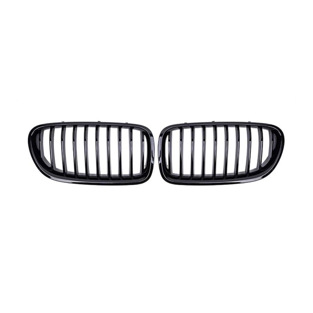 MLTLKPPVNG Für BM&W Für F10 F11 F18 Für 5-Serie 520i 523i 525i 2010-2014 2015 2016 Glanz Schwarz Grille Schwarz Auto Front Niere Grill Racing Nieren Kühlergrill(Schwarz glänzend) von MLTLKPPVNG