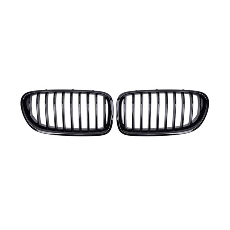 MLTLKPPVNG Für BM&W Für F10 F11 F18 Für 5-Serie 520i 523i 525i 2010-2014 2015 2016 Glanz Schwarz Grille Schwarz Auto Front Niere Grill Racing Nieren Kühlergrill(Schwarz glänzend) von MLTLKPPVNG