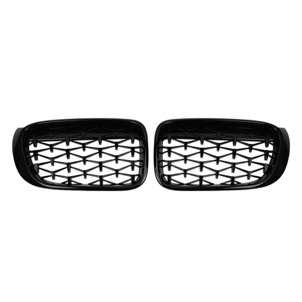 MLTLKPPVNG Für BM&W X3 X4 F25 F26 2014 2015 2016 2017 Silber Diamant Auto Frontstoßstange Grille Racing Grills Nierengitter Grill Nieren Kühlergrill(Black) von MLTLKPPVNG