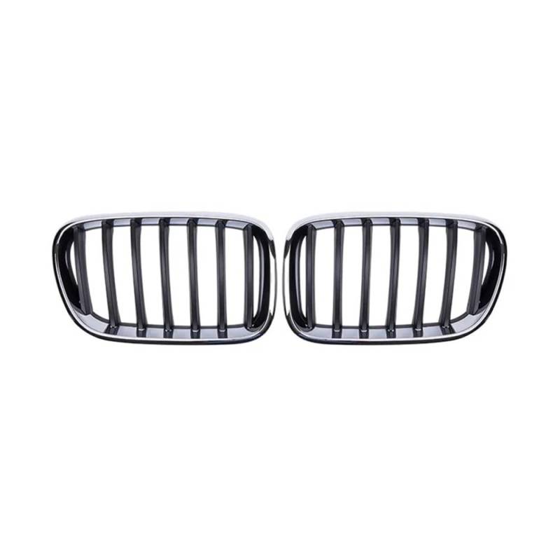 MLTLKPPVNG Galvanisieren Auto Front Stoßstange Haube Nieren Grille Gitter Für BM&W Für X3 F25 2011 2012 2013 ABS Chrom Racing Grills Nieren Kühlergrill von MLTLKPPVNG